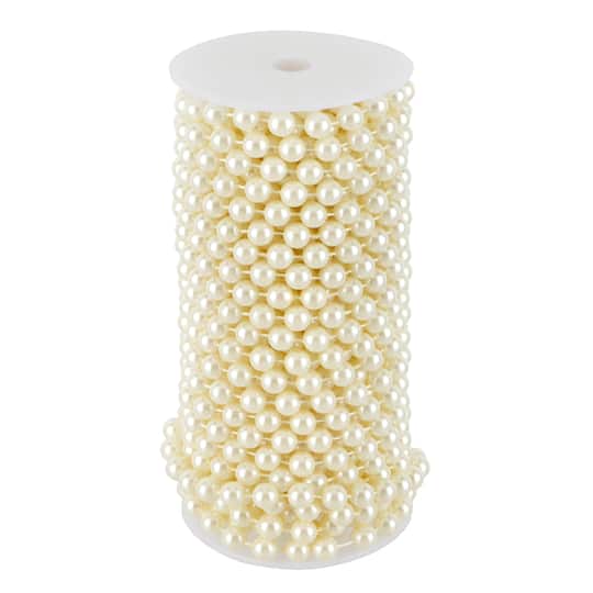 Guirlande De Perles Blanches NAMYEUT - 10mm, Rouleau De 10m, Pour Décoration DIY, Mariage, Fête Guirlande De Perles Blanches NAMYEUT - 10mm, Rouleau De 10m, Pour Décoration DIY, Mariage, Fête